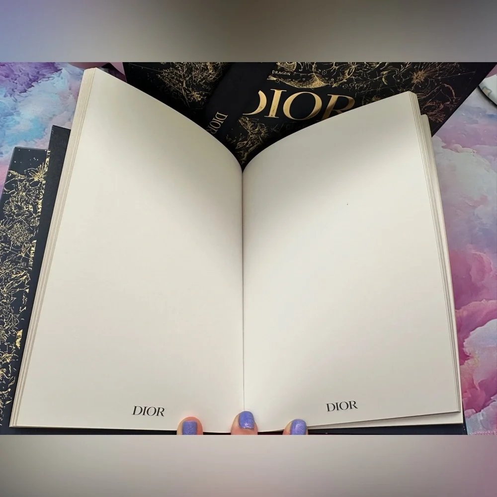 Limited Edition Celestial Notebook with Bag (NIB; Navy/Gold; 7x5 inches)